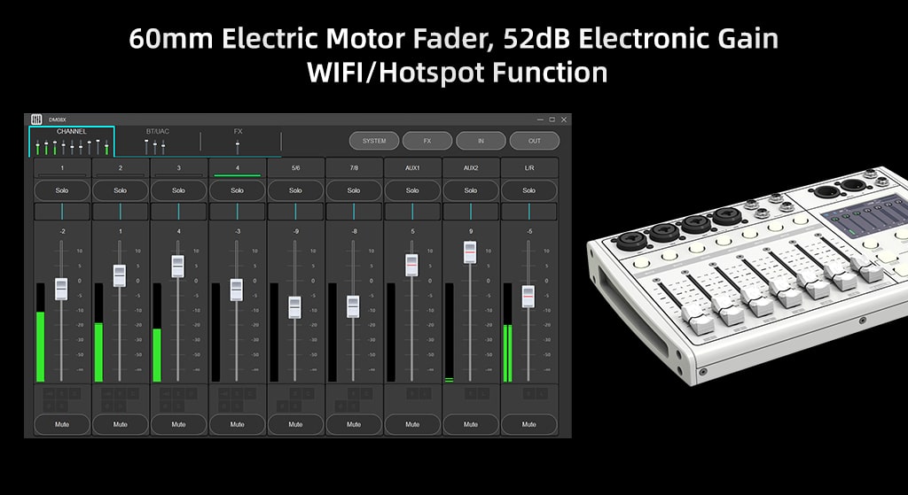 60mm Electric Motor Fader S-TRACK