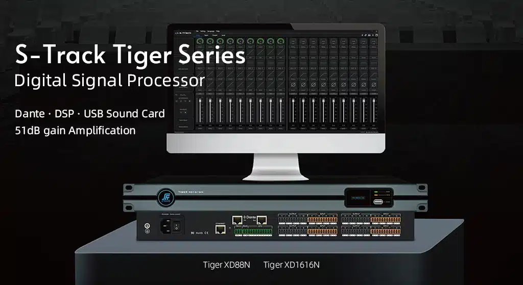 S Track Tiger XD series digital signal processor S-TRACK