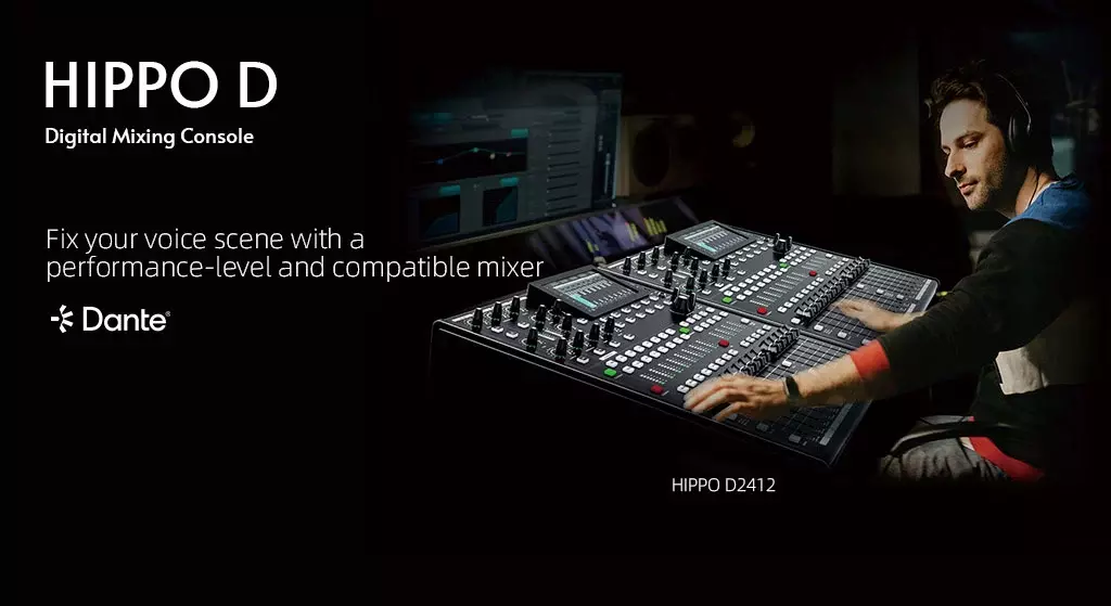 S Track digital mixing console hippo d2412 S-TRACK