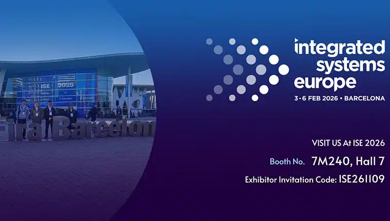 Read more about S-Track at ISE 2026 | Experience the Evolution of Audio Technology at Booth 7M240