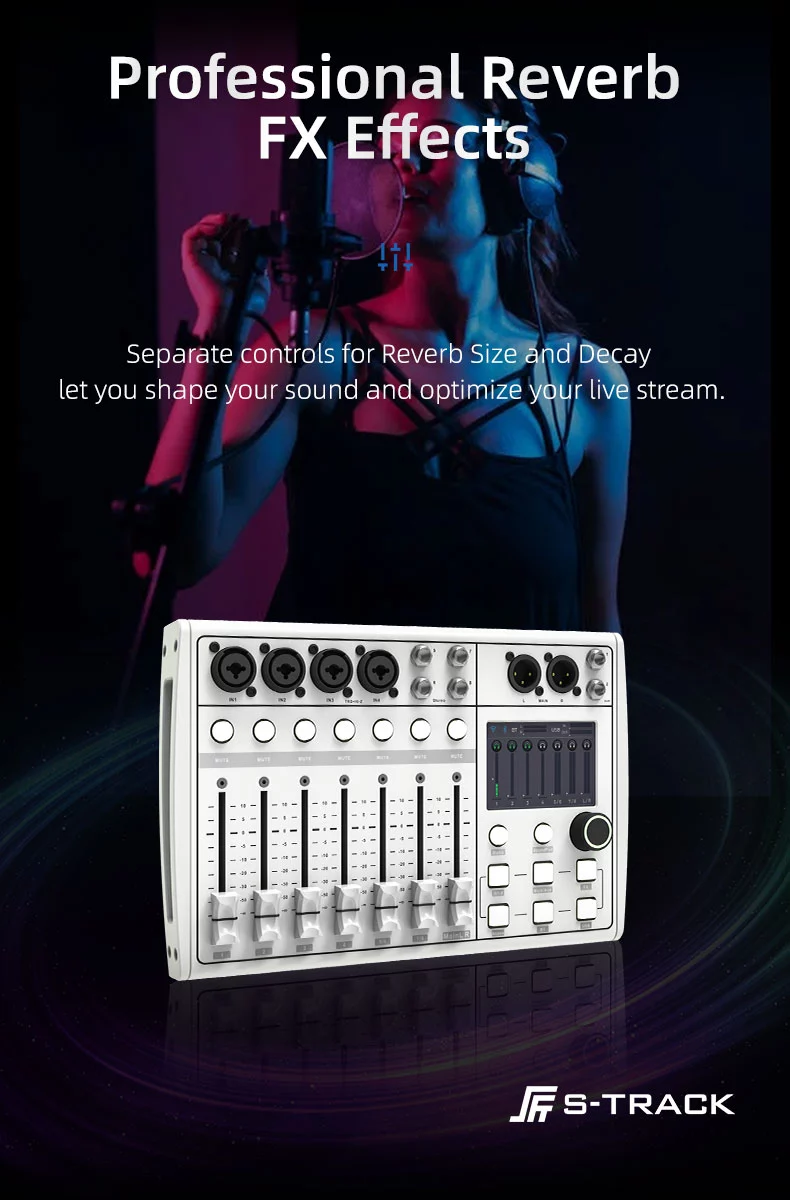 professional reverb fx effects S-TRACK